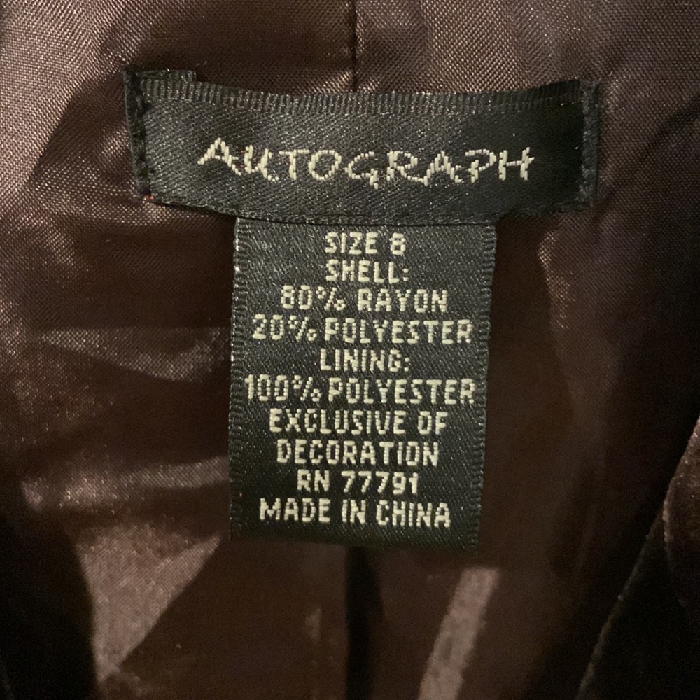 Vintage Velvet Brown Blazer—don’t freeze at the office! - Picture 3 of 5